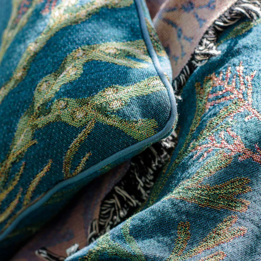 Intertidal Seaweed Woven Cushion Cover
