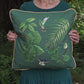 Forest Flight Gold Cushion Cover