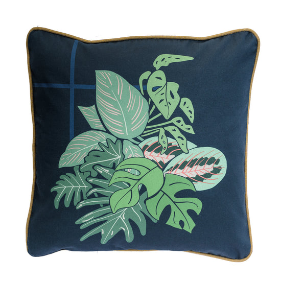 Indoor Jungle Gold Cushion Cover